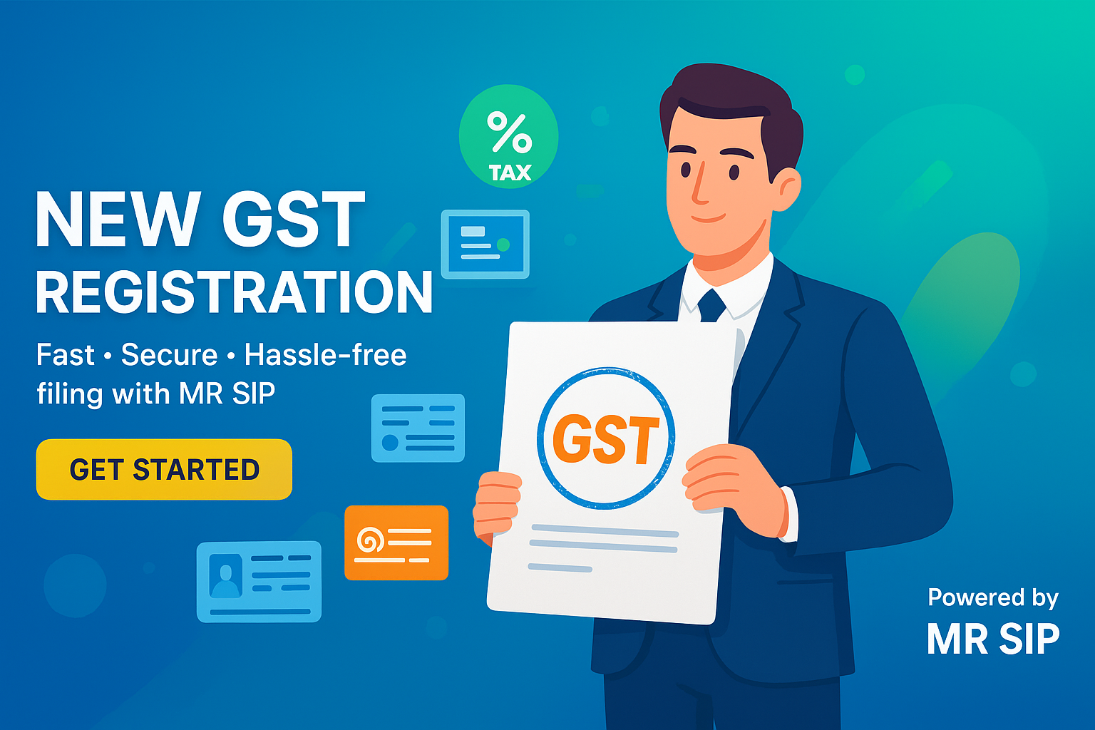 New GST Registration logo